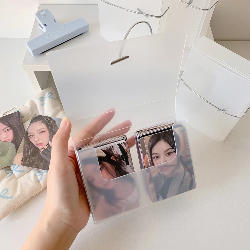 Frosted Transparent Korean Photocard Holder PP Card Cover Idol Photo Card Idol Card Display Protector Clear Picture