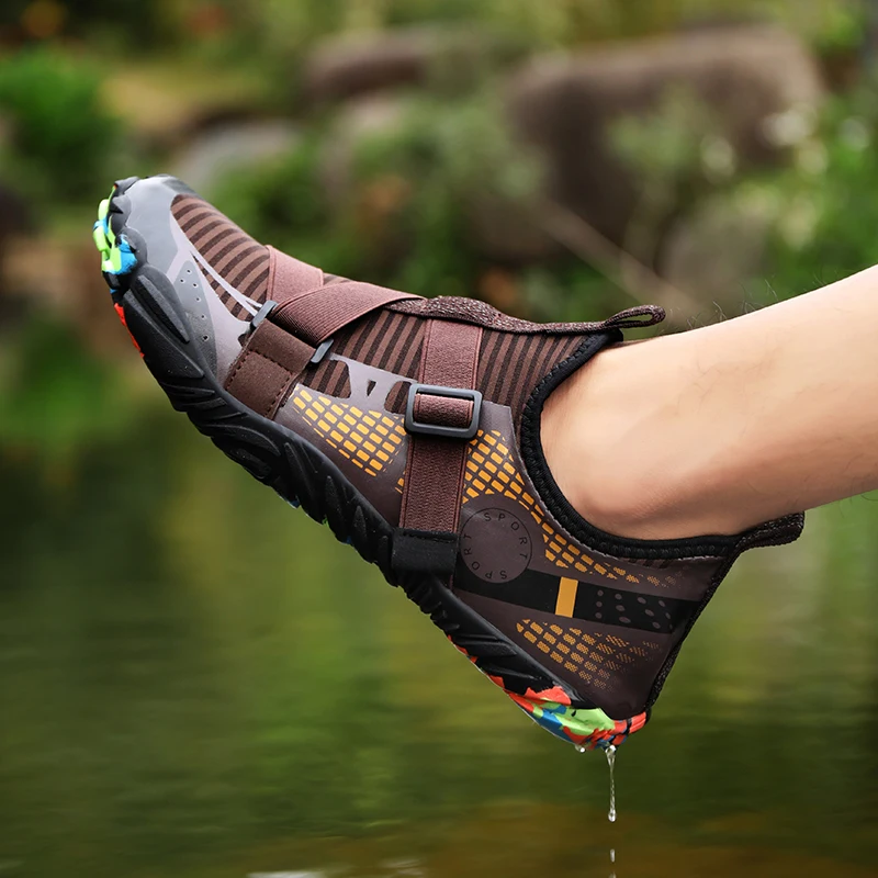 Unisex Couples Leisure Vacation Beach Speed Interference Water Shoes Women Yoga Shoes Men Fitness Shoes Large Size Hiking Shoes