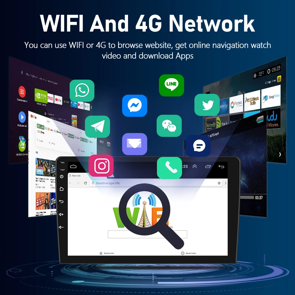 Podofo 9 "راديو السيارة اللاسلكي CarPlay راديو أندرويد لمقعد إيبيزا 6j 2009-2013 الوسائط المتعددة نظام تحديد المواقع FM 4G واي فاي أنظمة السيارة الذكية