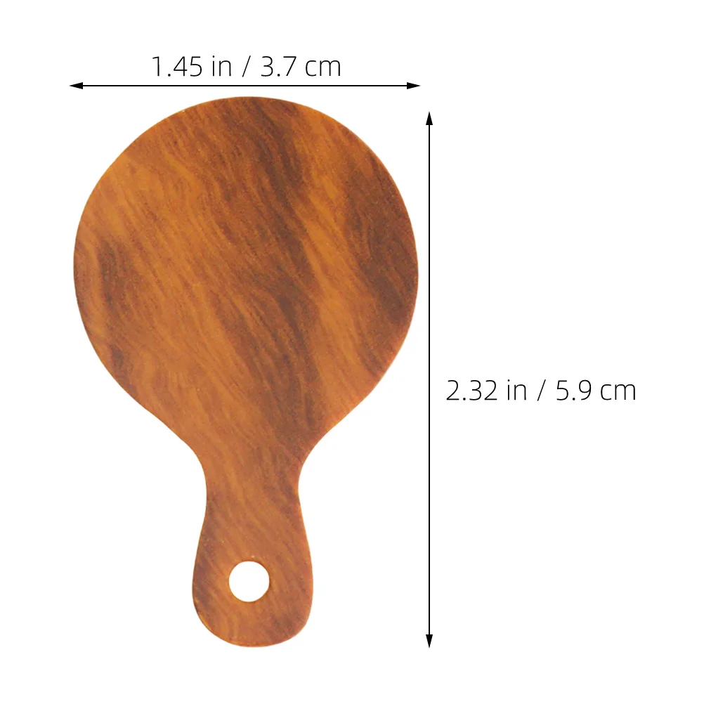 10 stuks realistische houten textuur ronde plank miniatuur voor micro scène keuken installatie DIY Diorama decoratie foto prop gebruik