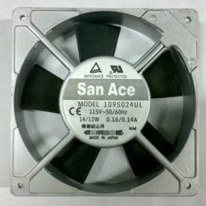 

109S024UL 115V 14/12w 12CM12038 Aluminum Frame Cooling Fan 6months Warranty