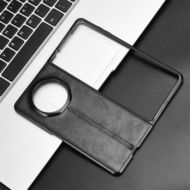 For Honor Magic V3 Case Ultra-thin Suture Soft Edge PU Leather Hard Phone Cover For For Huawei Honor Magic V3 MagicV3 Case