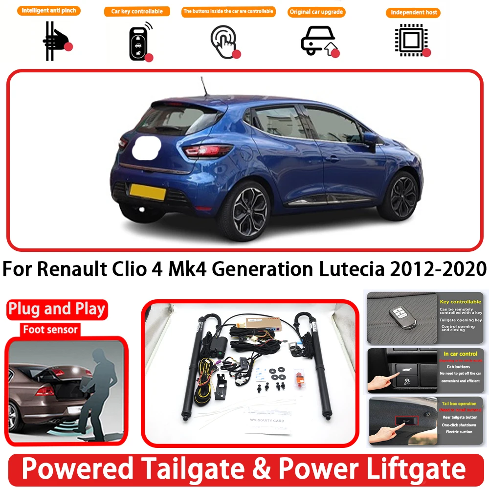 for Renault Clio 4 Mk4 Generation Lutecia 2012-2020 OEM Auto Powered Tailgate Power Liftgate Rear Trunk Opener System