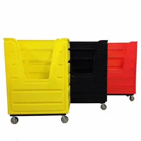 

plastic rotomolding safe customized Rotomolded Laundry Cart