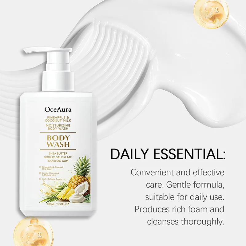 New Moisturizing Shower Gel Dense Foam Fresh And Fragrant Mild And Clean Long-lasting Moisturizing Suitable For The Whole Family