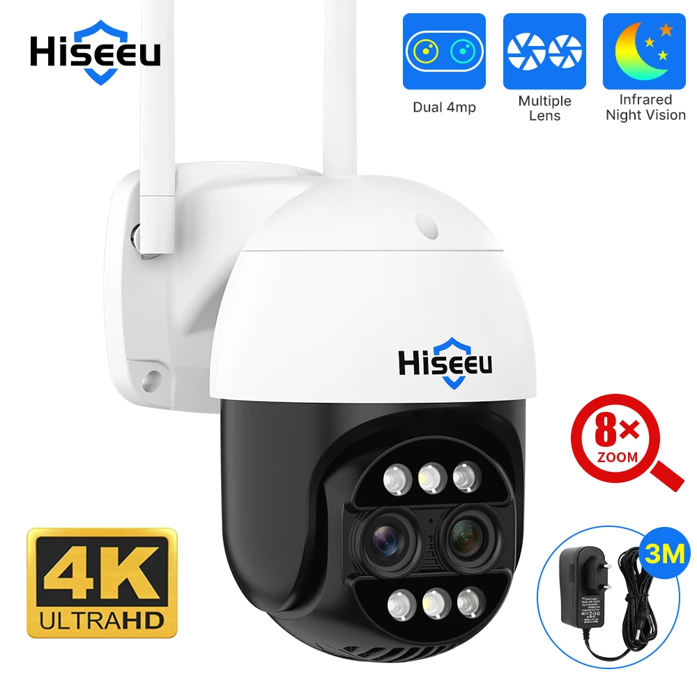 hiseeu-4k-8mp-dual-lens-ptz-wifi-ip-camera-8x-zoom-outdoor-hd-full-color-night-vision-human-detection-video-surveillance-cameras