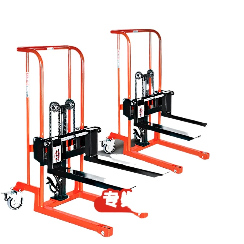CX Hydraulic Lifting Forklift Manual Small Household Miniature Lightweight Stacking High Handling Elevated Handling