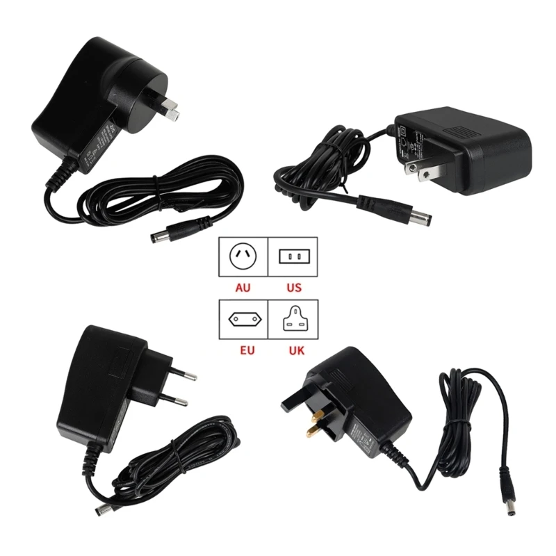 AC100V-240V DC9V 1.2A Speaker Power Supply Adapter for Trolley Box Speaker Sound Horn Supply Plug