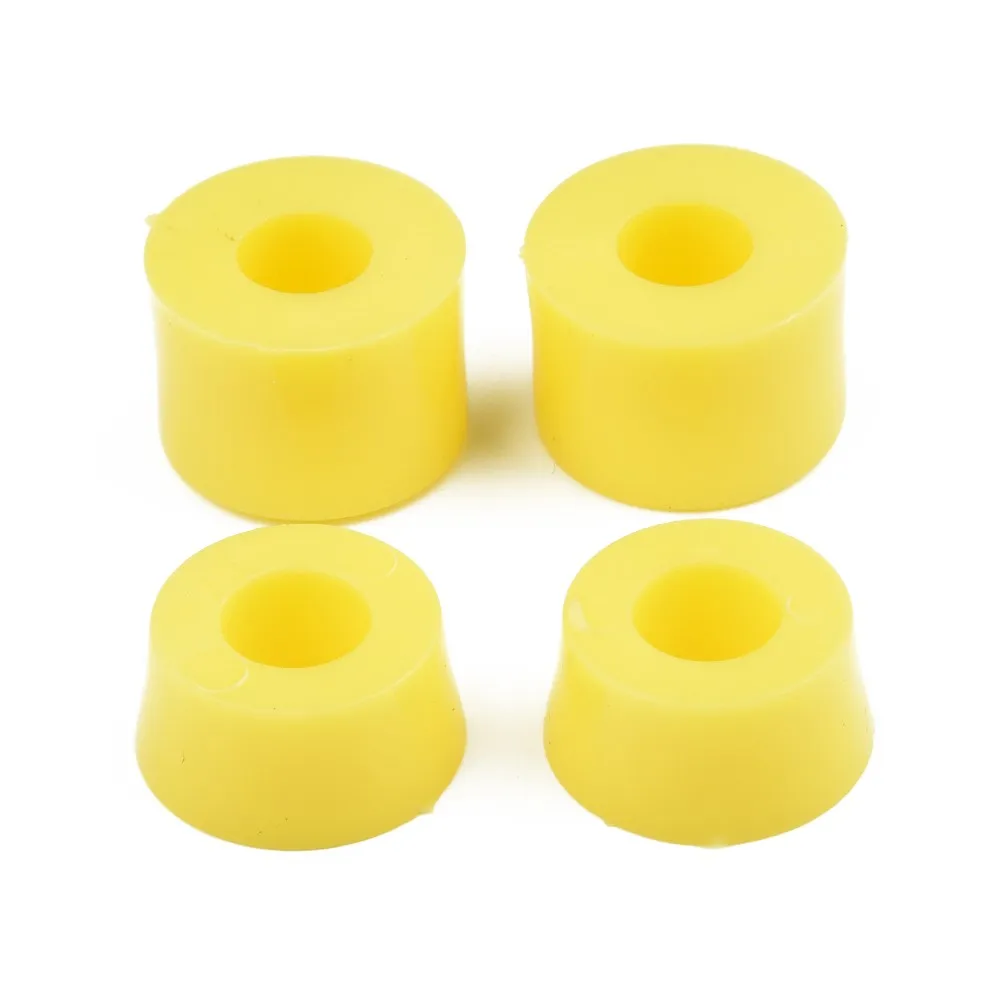 4x เปลี่ยนจุดถ้วยสําหรับสเก็ตบอร์ด Longboard อุปกรณ์เสริมโช้คอัพ Bushings เครื่องซักผ้า Pivot Tube สเก็ตบอร์ด Bracket