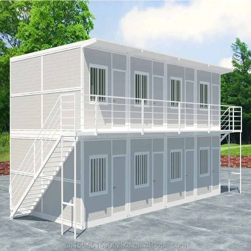 Foldable House Container  Building 2 Bedroom Portable Modular House China Shipping 20ft 40ft Folding House