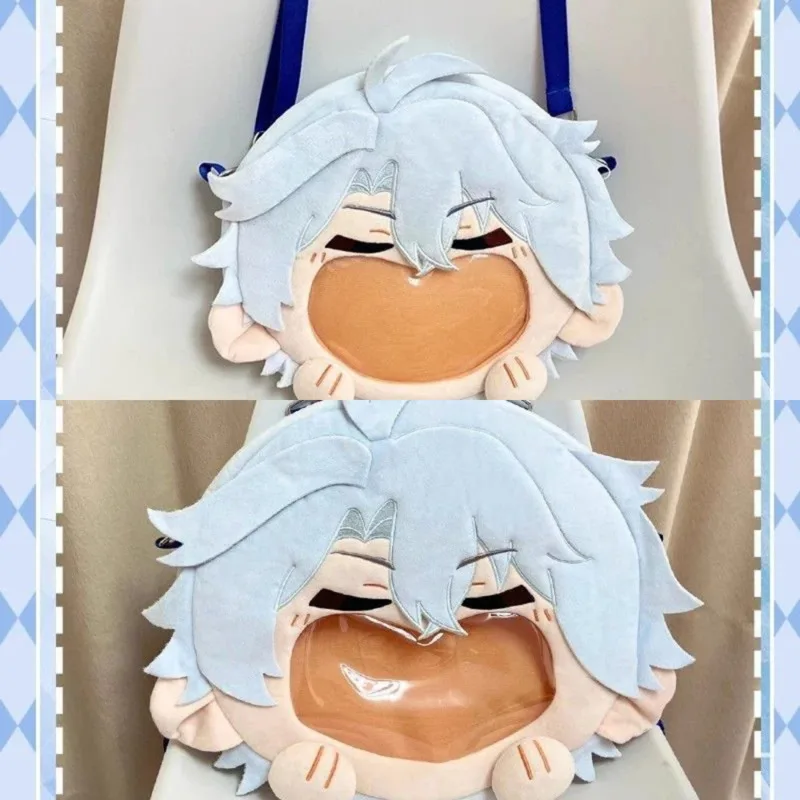 

2025 Honkai Star Rail Phainon Big Mouth Bag Anime Character Backpack Dual Strap Crossbody Shoulder Bag For Cosplay Daily Travel
