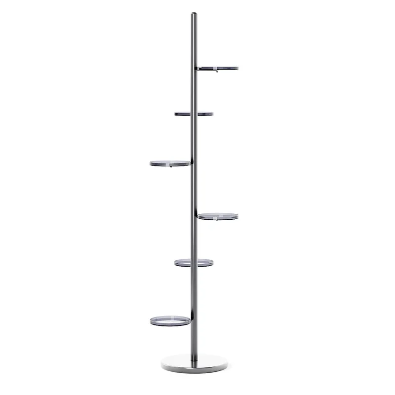 Flower shelf living room floor to ceiling balcony shelf multi-layer indoor