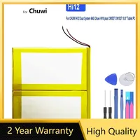 Battery Hi12 10000mAh For CHUWI Hi12 Dual System 64G Chuwi HI10 plus CWI527 CW1527 10.8\