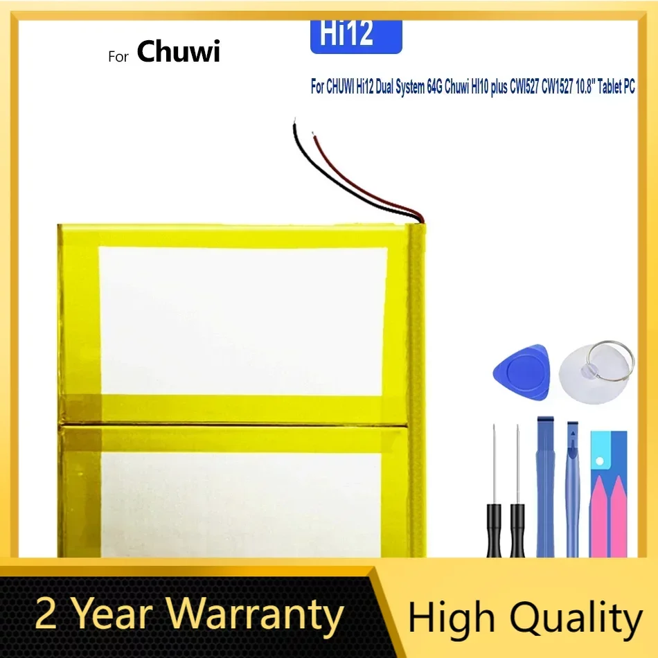 Battery Hi12 10000mAh For CHUWI Hi12 Dual System 64G Chuwi HI10 plus CWI527 CW1527 10.8