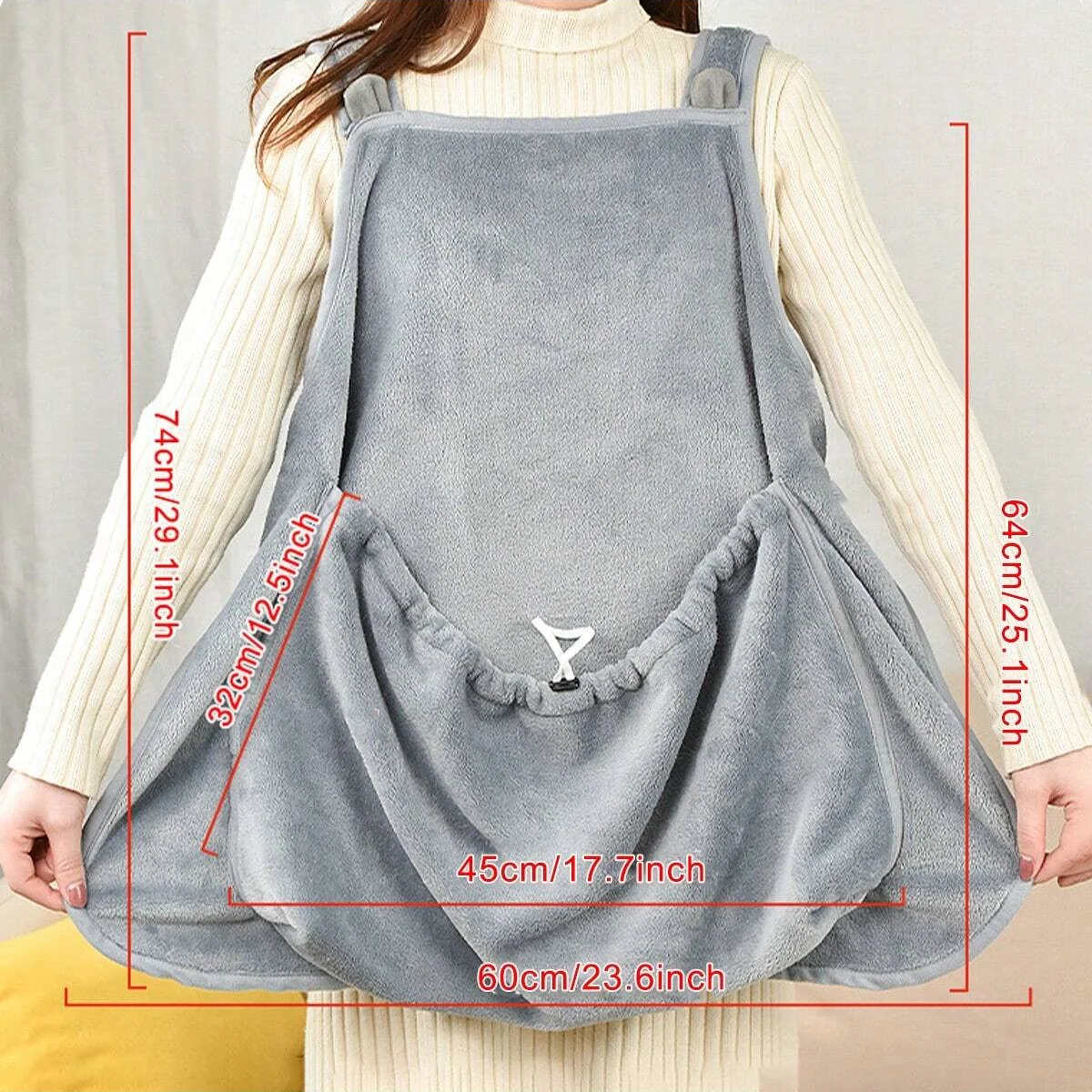 1pc-Cat grooming tool, non stick cat clothing, chest hugging cat bag, apron, cat bib, anti scratch bag, pet clothes, cat bag