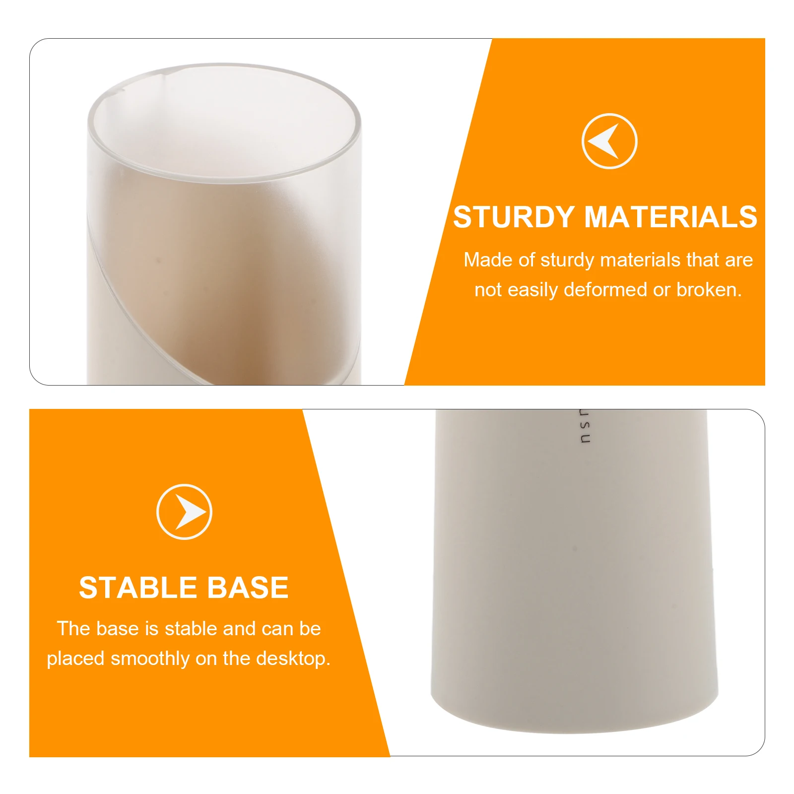 Organisateur de pinceaux, porte-brosse de maquillage avec couvercle, mallette de rangement de maquillage, vanité, conteneur de comptoir de salle de bains