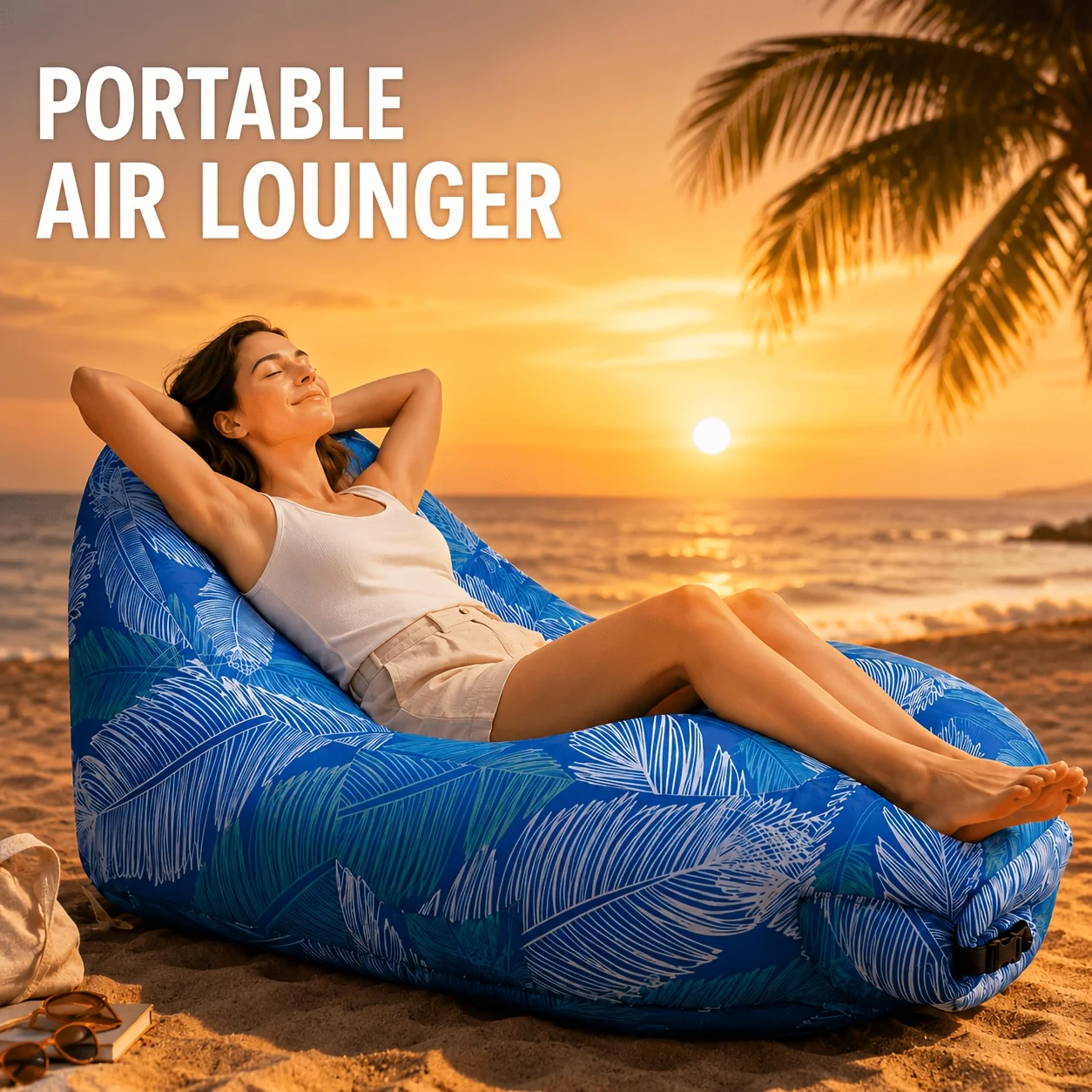 Tragbarer Luft-Lounger, aufbla – Outdoor Camping Couch Bewertung und Preis
