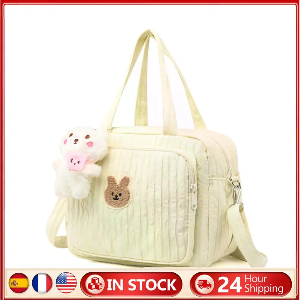 

Multi-function Maternity Bag with Pendant Nappy Maternity Packs Portable Cute Cartoon Large Capacity Nylon Organizer Travel Bag