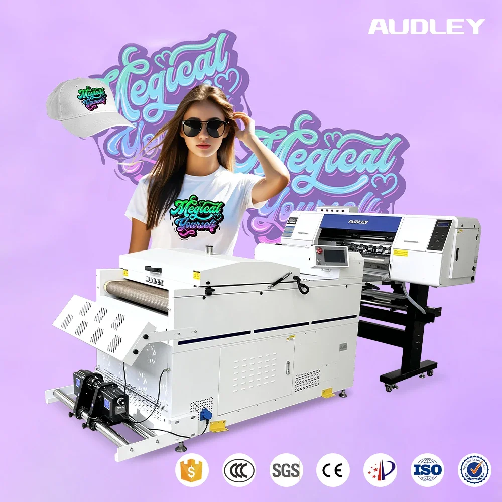 Audley 60cm 2 I3200 XP600 Head Heat Press Machine DTF Printer Offset Printer Dtg DTF Printer