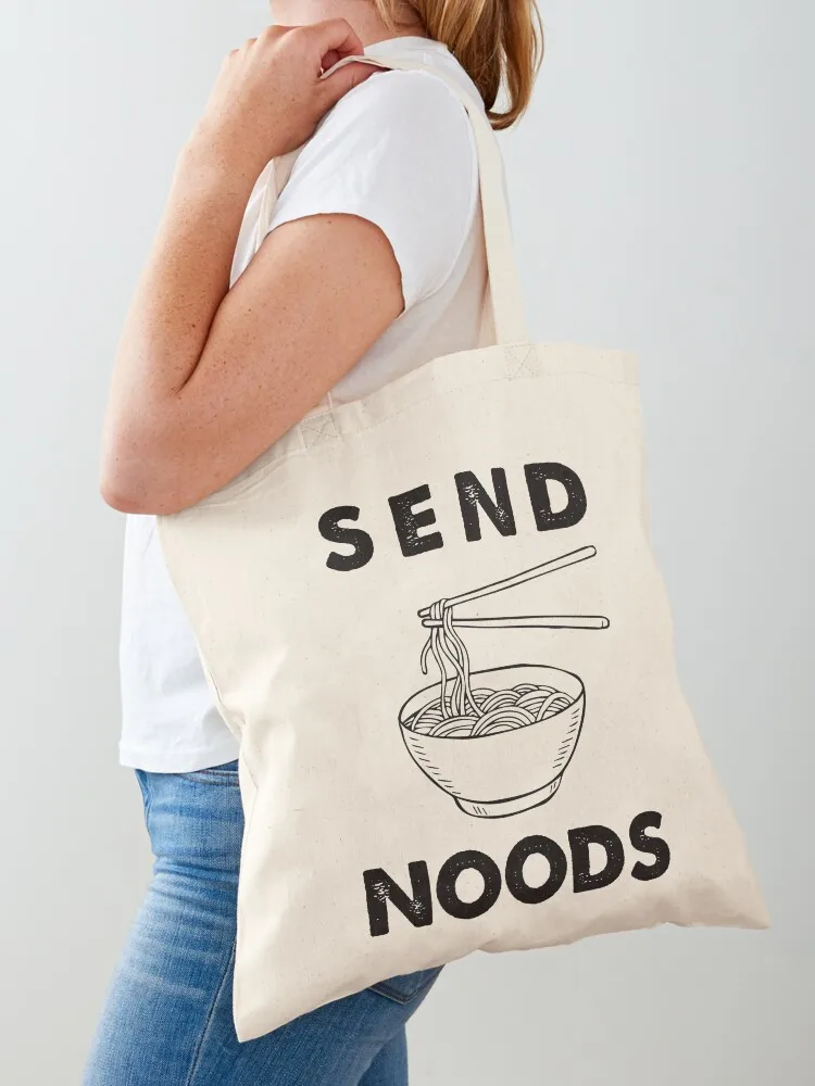 

Send Noods Tote Bag university shopper bag cloth bag woman Cloth bags personalized tote