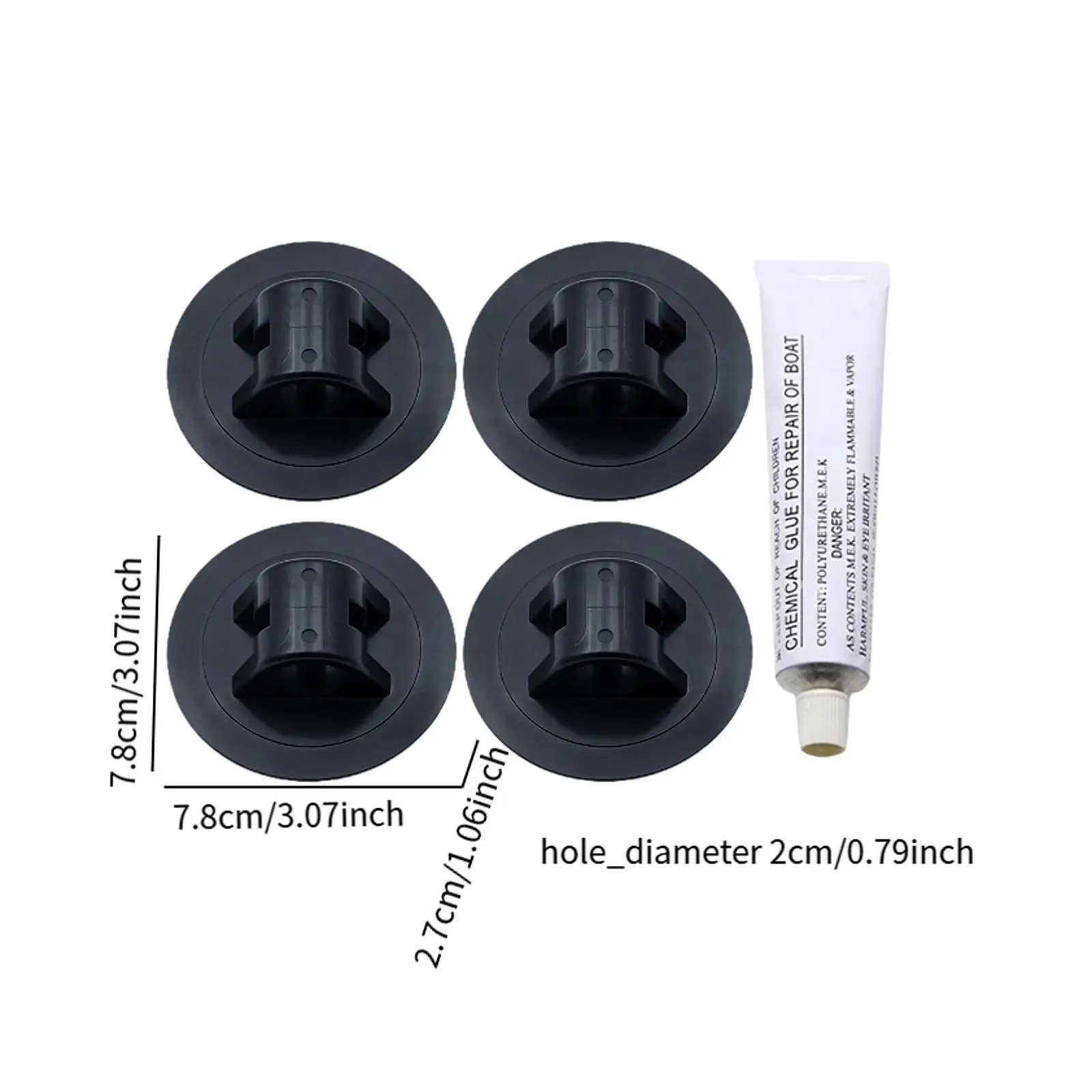 Outboard Engine Motor Bracket Buckle Nylon Mounting Clamp for Fishing Inflatable Boat Accessories Support