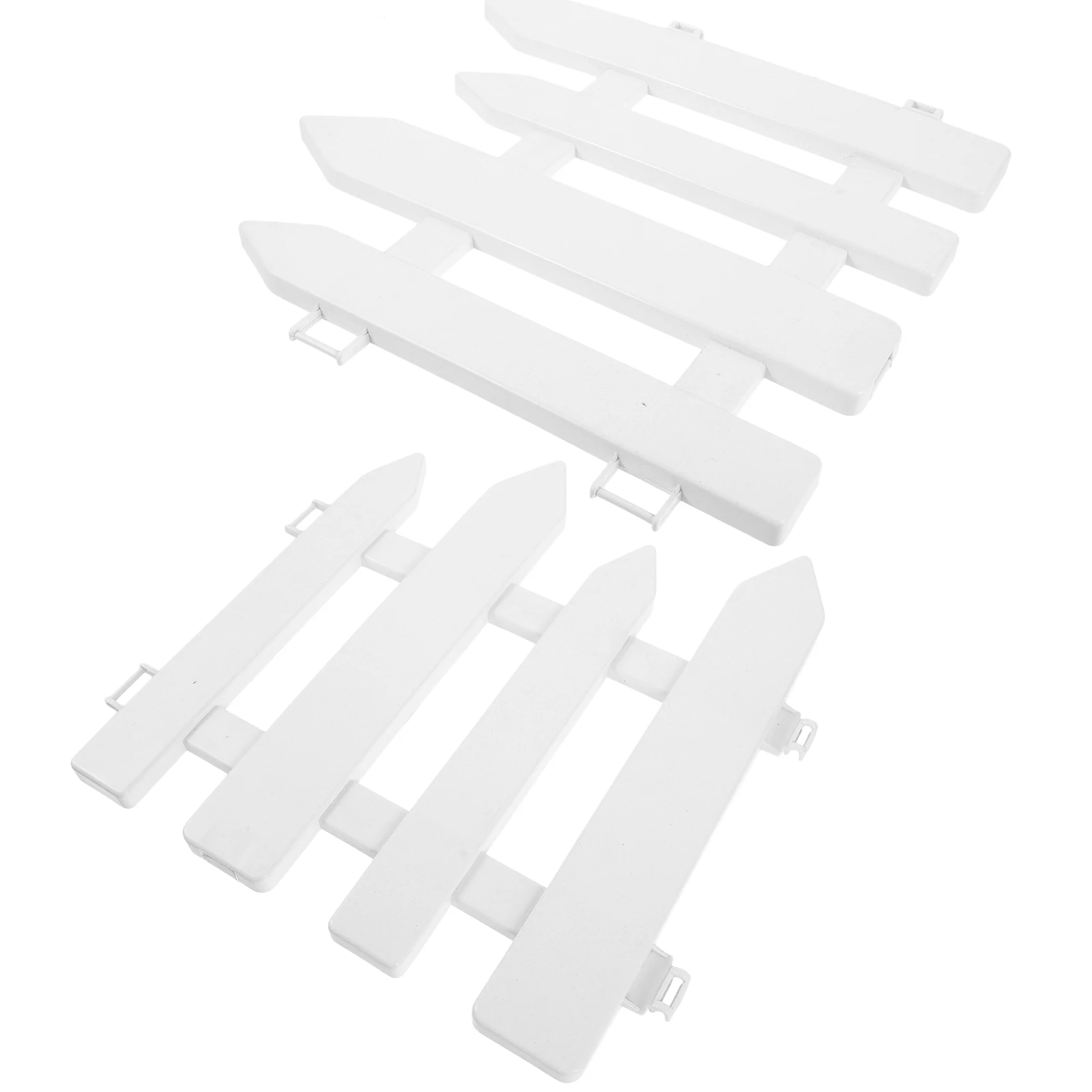 

2Pcs Garden Edging Plastic Lawn Fence Border for Yard Flower Beds Outdoor Decorative Portable Landscape Fence Garden Edging