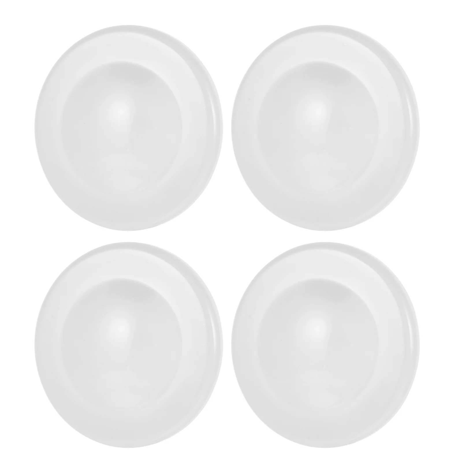 

4pcs Wall Hole Cover Decorative Pipe Covers For Bathroom Home Pipeline Accessory Plastic Flat Plate Reserved Hole Cover