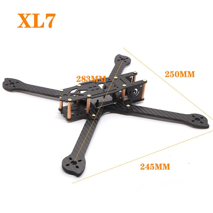 HSKRC Drone Quadcopter Frame XL5 XL6 XL7 XL8 XL9 3K Carbon Fiber FPV Frame KIT TrueX 5/6/7/8/9 Inch With TPU KITS For FPV Racing