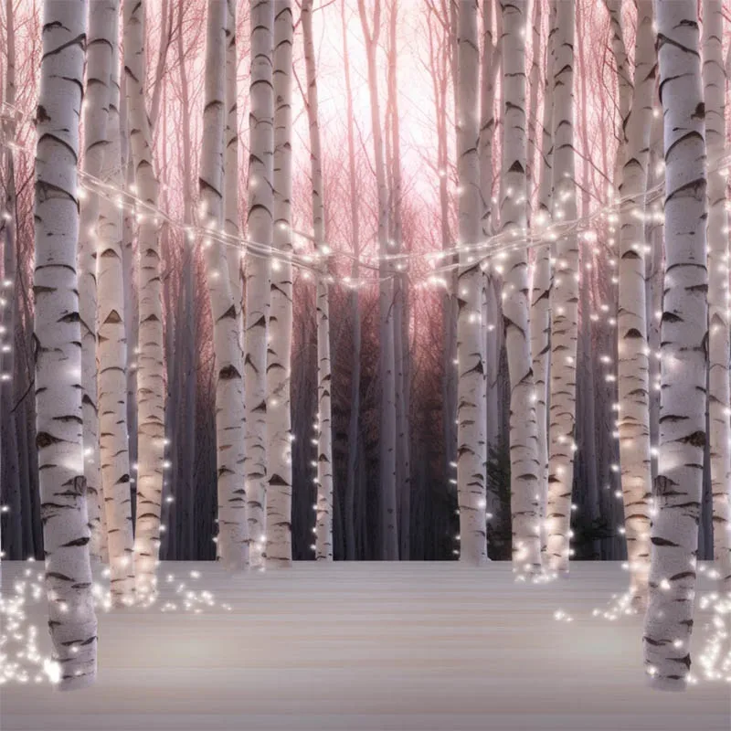 Fondo de fotografía de bosque de Navidad Mehofond fiesta de vacaciones familiar retrato de embarazada brillo naturaleza árbol noche decoración telón de fondo