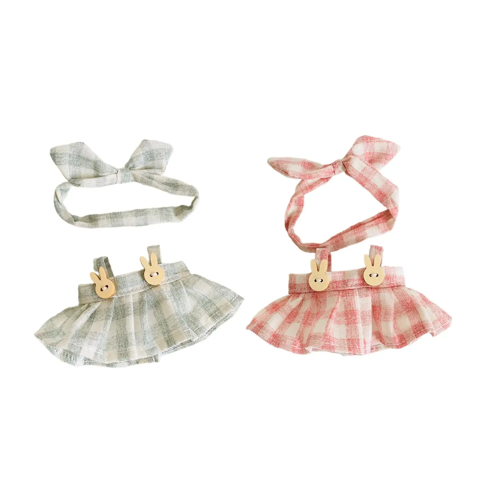 Urocze ubranka dla lalek, zestaw akcesoriów dla lalek, odzież ręcznie robiona, prezent dla dziewczynek, sukienki do przebierania, kreatywne ubranka dla lalek mini dla dzieci.