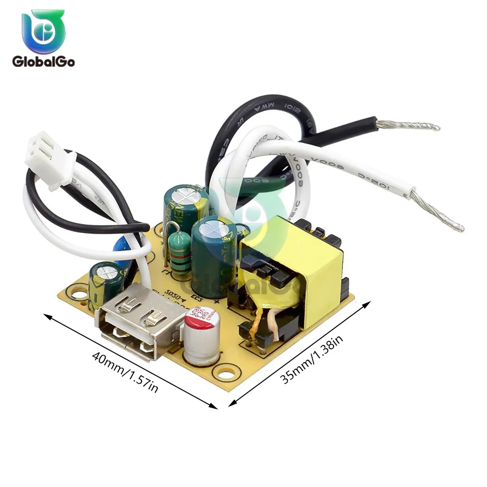 5V 2A 10W Aislado Módulo de Potencia Con Agujero De Montaje Tarjeta de Alimentación Adaptador de Transformador Construido En el Módulo de Accionamiento