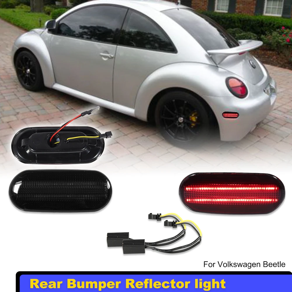

For Volkswagen Beetle Red Rear Fender Sidemarker Lamps Red Driving Lights/Parking Lights,Rear Side Marker Light 1998-2005