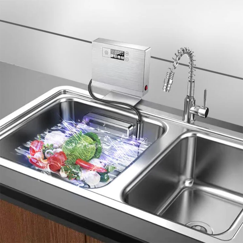 Installation-Free Fruit Vegetable Portable Sink Dishwashing Machine Ultrasonic Dishwasher Home Water Tank Automatic Cleaner