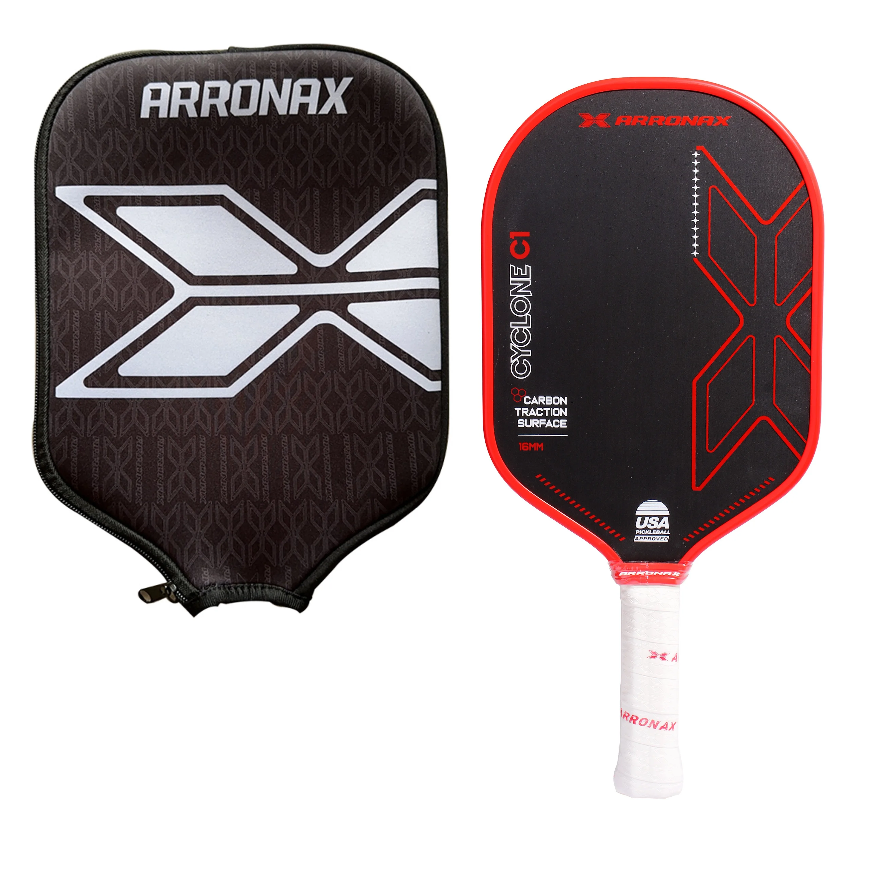 ARRONAX New Arrival Popular Performance Premium Quality Edge Carbon Fiber Material USAPA Thermoformed Pickleball Paddle Racket