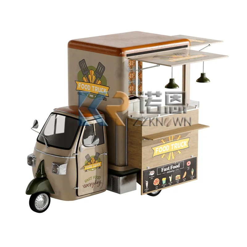 في الهواء الطلق بيتزا الهوت دوج عربة الشارع الخبز مخبز بيع أكشاك 3 عجلات الكهربائية المتنقلة القرد الغذاء شاحنة خمر عربة تقديم مأكولات
