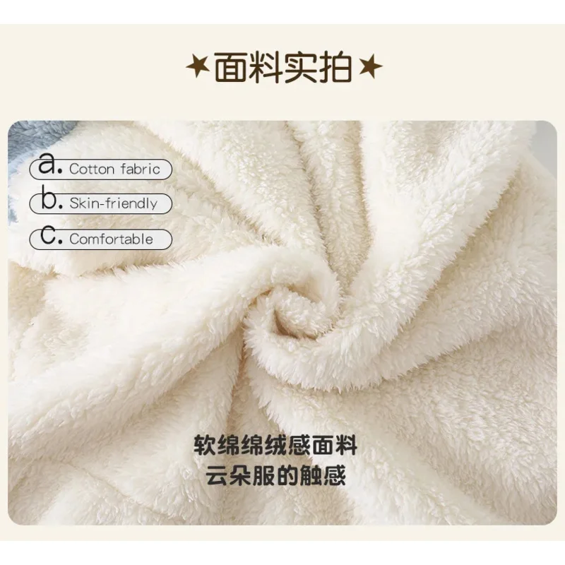 ชุดนอนคินนามอนโรลลายการ์ตูนฤดูหนาวแบบคิกูรุมิสำหรับเด็กผู้หญิงและเด็กผู้ชาย  ชุดจั๊มสูทผ้าแฟลนเนล  ชุดนอน  ชุดนอนลำลอง  ของขวัญ