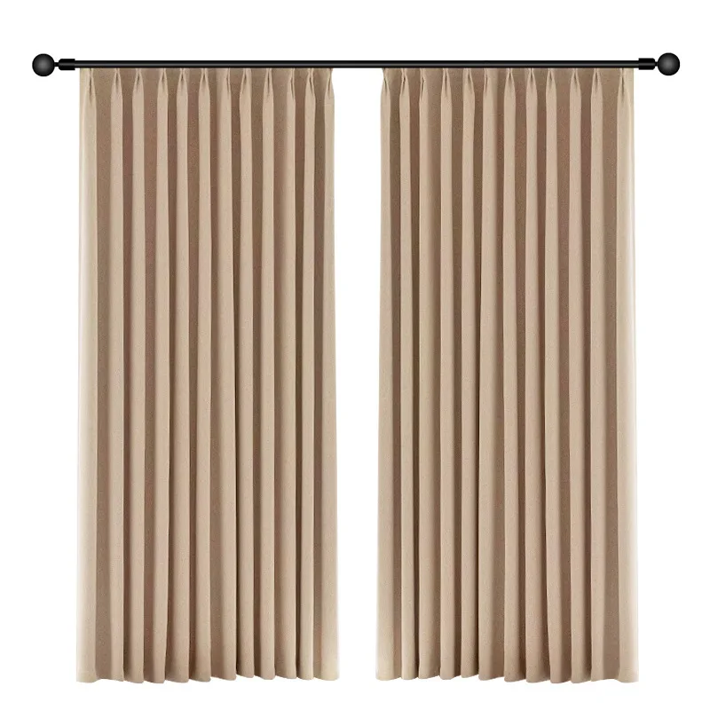 

Curtains ins wind new thickened full blackout curtains simple bedroom