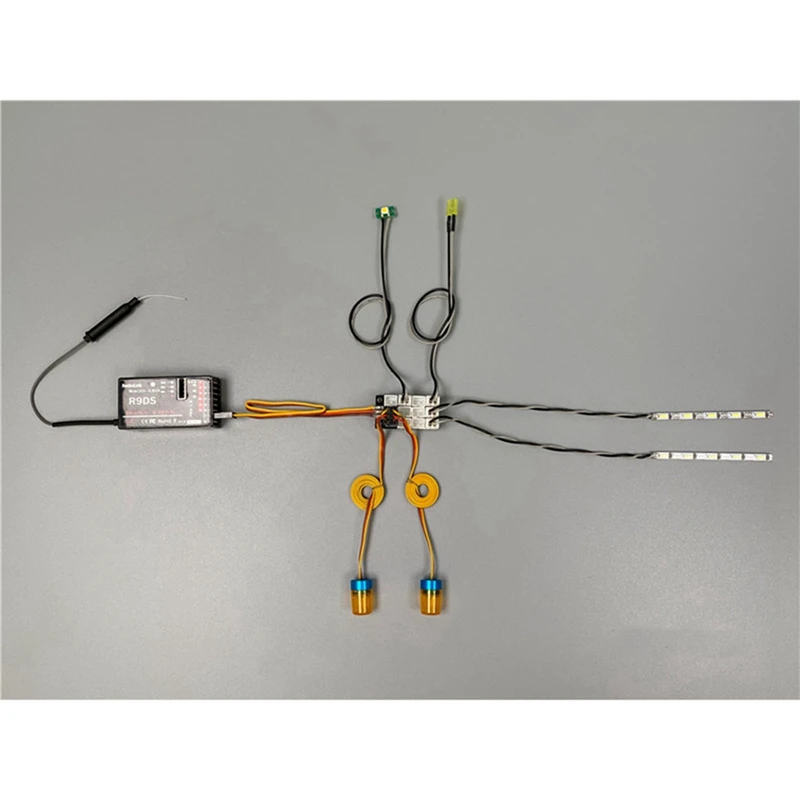 X18A-3X لوح تمديد نظام الضوء PH2.0 وحدة التوسعة لـ Tamiya MFC-03 1/14 مركبة يتم التحكم بها عن بُعد سكانيا Actros 1/10 RC الزاحف (أ)