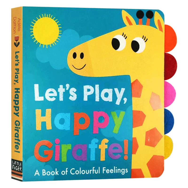 

Let's Play Happy Giraffe, Baby Children's books aged 1 2 3, English picture book, 9781788815994