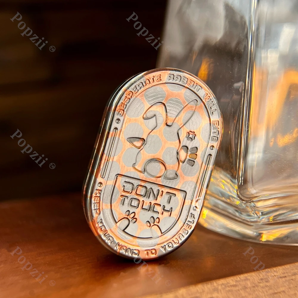 LEPAI EDC أرنب موصل فائق يدور اليسار واليمين 360 درجة °   لعبة ميكانيكية متعددة المدار لتخفيف التوتر منزلق ألعاب القلق #2