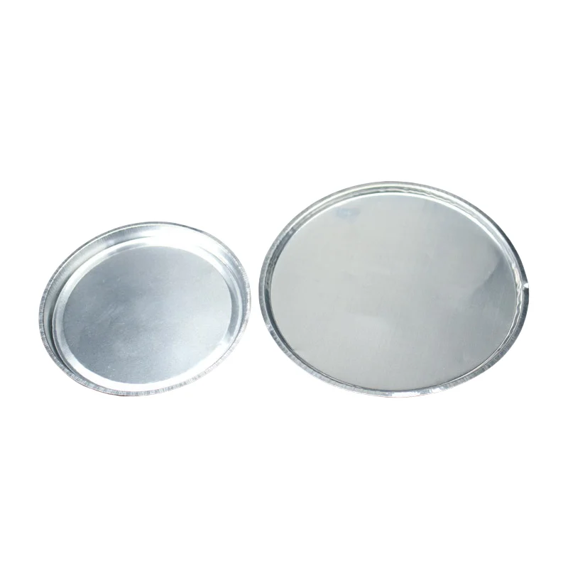 Shallow Wide Flat Aluminum Dish Aluminum Foil Tray Ship Powder Liquid