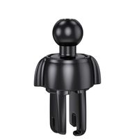 Ball Head Base Car Cellphone Support In Car 360° Rotation 17mm Ball Head Car Phone Holder Gravity Bracket Car Air Vent Mount