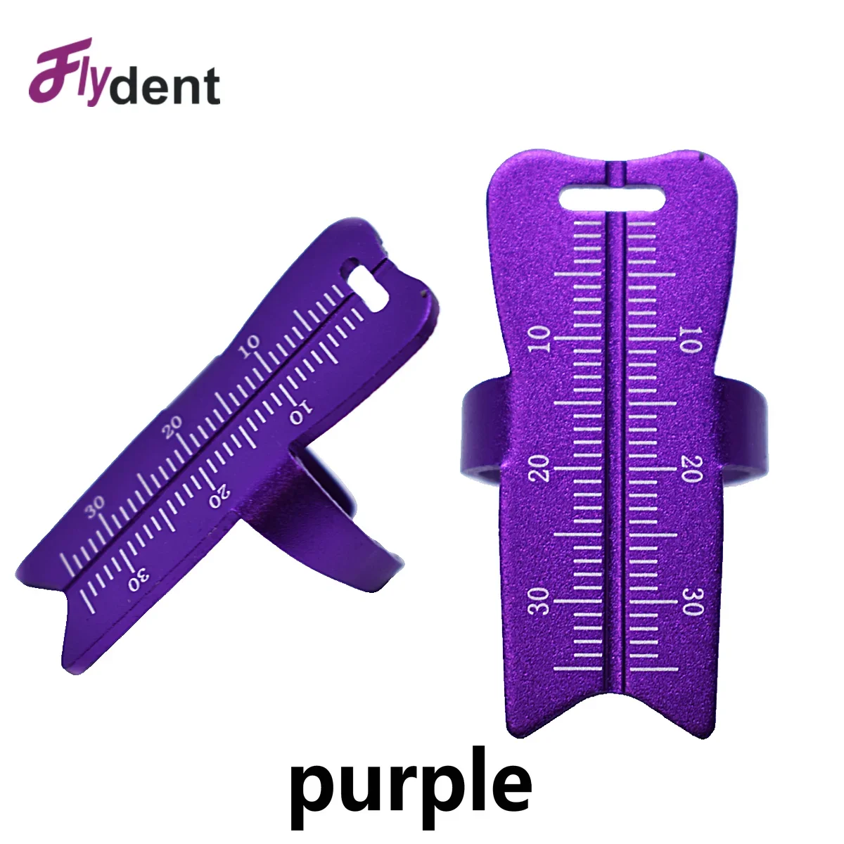 Dental Ring Ruler Dentist Instrument Aluminium Finger Ring Measure Scale Endodontic Equipment Mini Measuring Tool