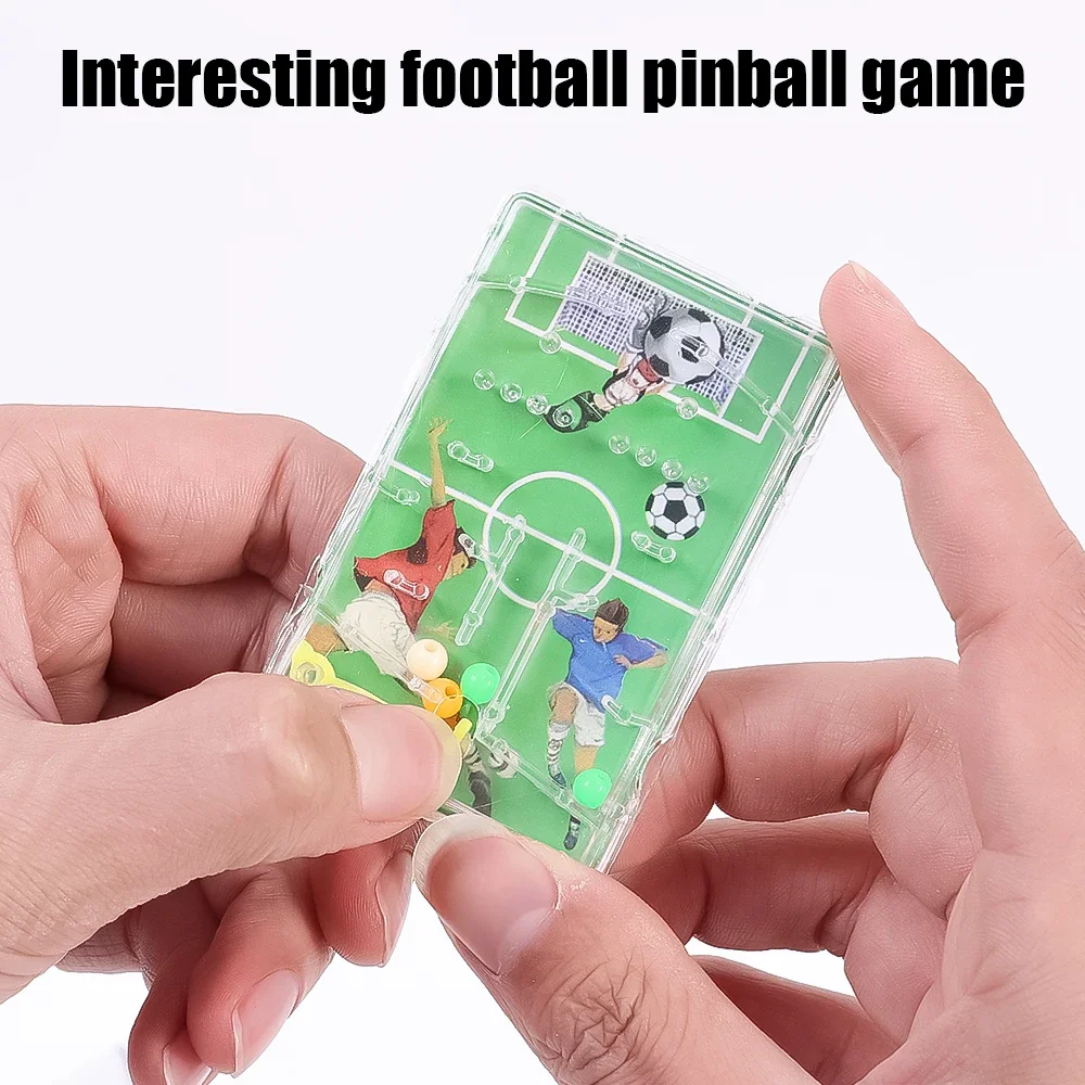 20pcs Football Maze Games Boy Favor Pinball Game Board Early Educational Soccer Shooting Pattern Toy Kids Birthday Party Gift