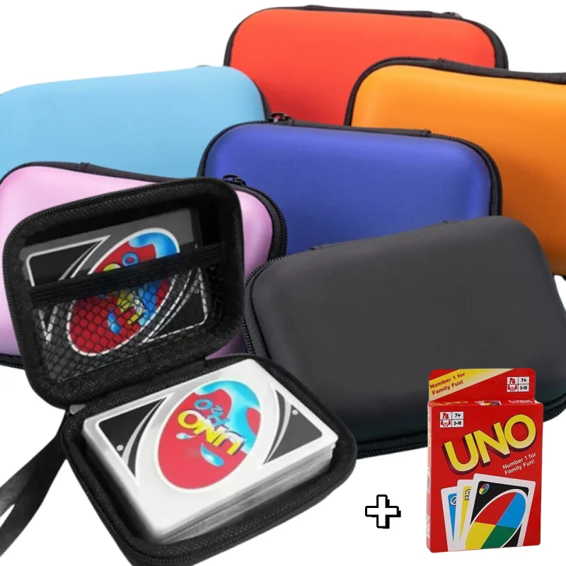 

Uno Multicolor Uno Tarot Three Kingdoms Poker Cards Store Mobile Power Storage Bag Cable Storage Box Friends Birthday Gifts