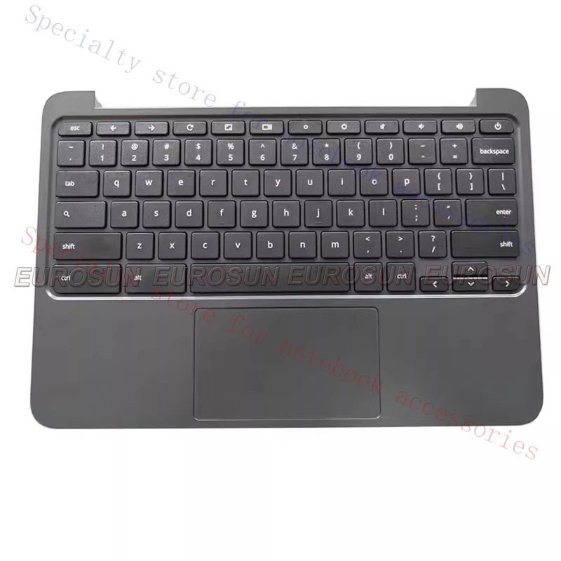 

R+ New For Chromebook 11 G5 G4 EE Palmrest Upper Case US Keyboard Cover 917442-001