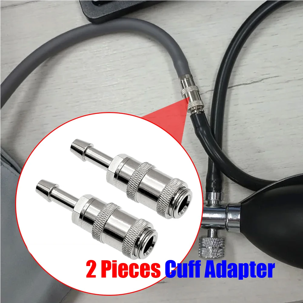 Metal Air Hose Connector NIBP Adapter Blood Pressure Meter BP Cuff Joint Link Male Female Quick Connection Bayonet Airway Joints