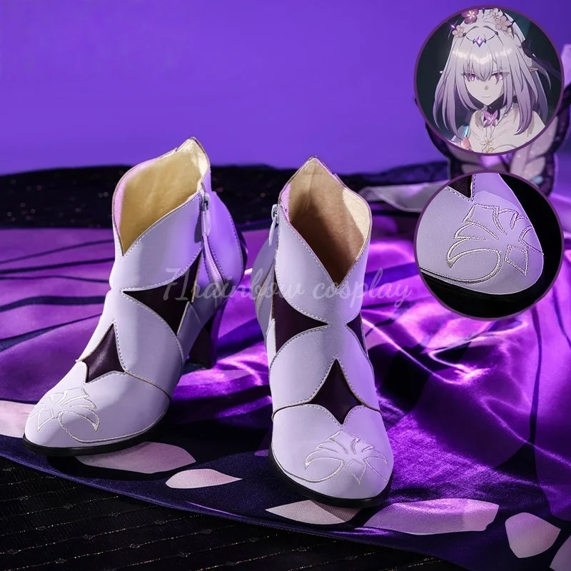 

Honkai: Star Rail Castorice — Косплей-обувь, игровые ботинки Castorice на высоком каблуке, обувь для косплея