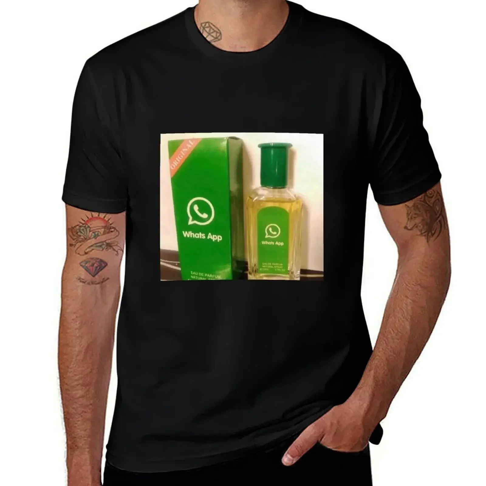 

HARD PIC N.10 - Whatsapp parfum T-Shirt oversize t-shirts man summer 2025 man t shirt T-shirt men