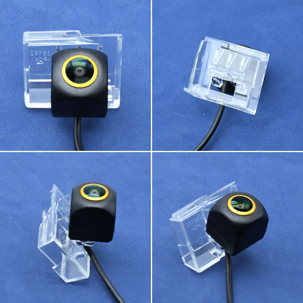 مركبة CCD/AHD 1080P 170 ° كاميرا الرؤية الخلفية بعدسة ذهبية لسيارة تويوتا كورولا Altis e XEI البرازيل E160 E170 كاميرا سيارة عكسية #2